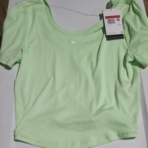 Nike Women's Mint Green Crop Top